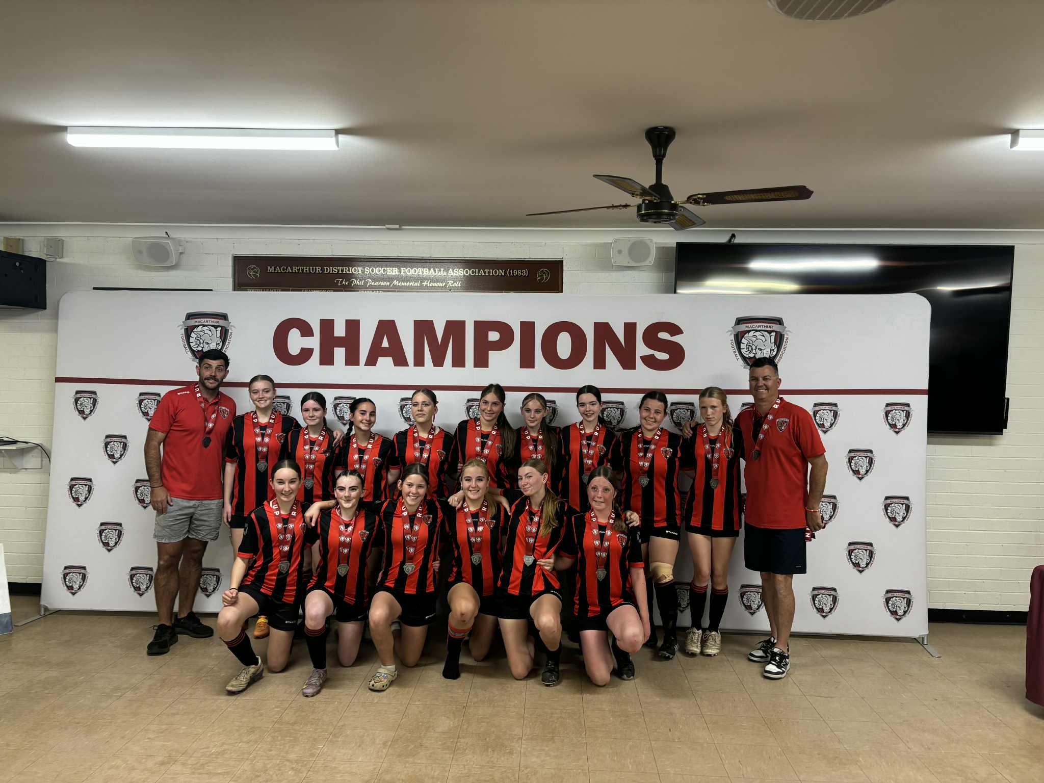 U14 2 GIRLS RUNNER UP 2025